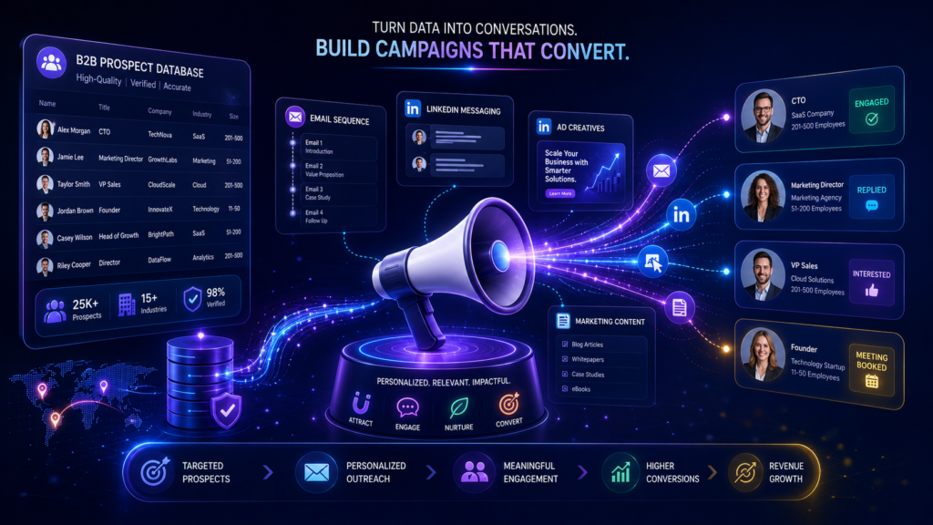 About Business professional scheduling sales meetings with qualified B2B decision-makers